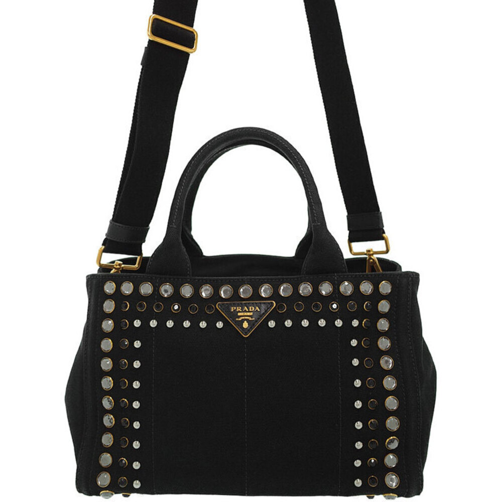 Prada Canapa Jeweled Bag Handbag - Picture 2 of 9